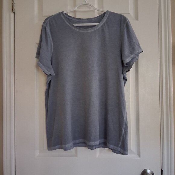 Peruvian Connection Women's Size XL Light Blue 100% Pima Cotton Casual T-Shirt - Picture 2 of 10